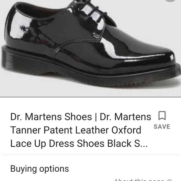 Dr. Martens Tanner Patent Leather Oxford - Picture 3 of 10